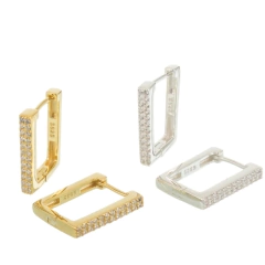 Argollas rectangulares (par)