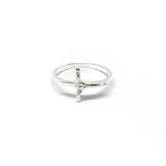 Anillo cruz con cristo