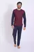 Pijama Maxime Manga Larga Algodón Interlock Invierno Hombre Art.839 - Casa Josecito