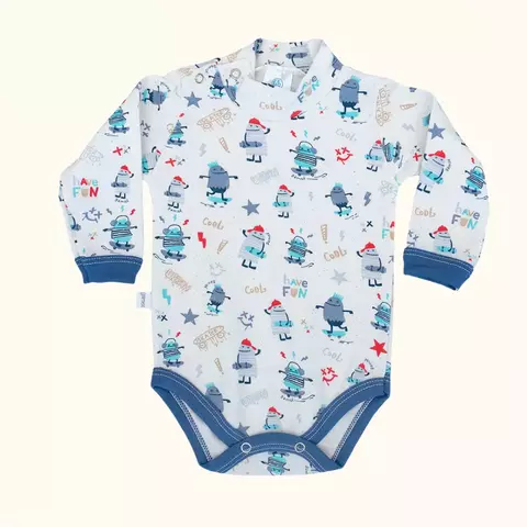 Body Gamise Manga Larga 1/2 Polera Algodón Fantasia Bebe Art.945 - comprar online