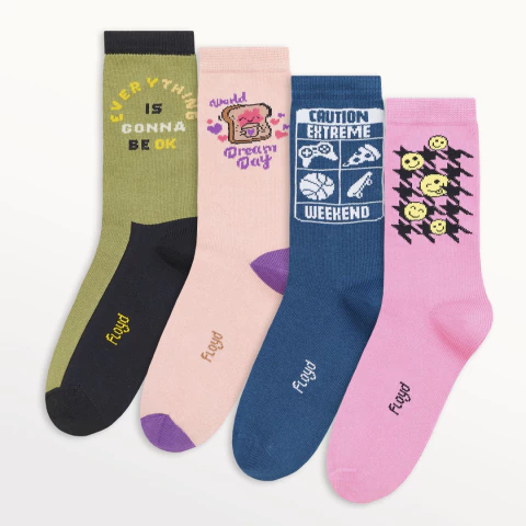 Medias Floyd Media Caña Algodón Fantasia Niños Art.59 - comprar online