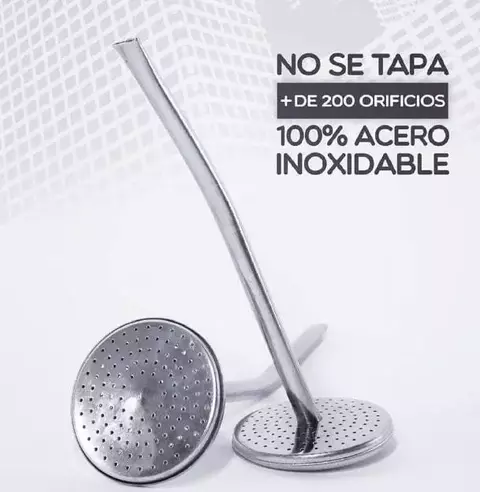 Bombilla Urbano Limpia Facil Saca Yerba Acero Inoxidable - comprar online