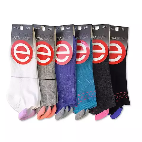 Medias Elemento Algodón Invisibles Con Almohadilla y Base Toalla Deportivas Running Art.551 - comprar online