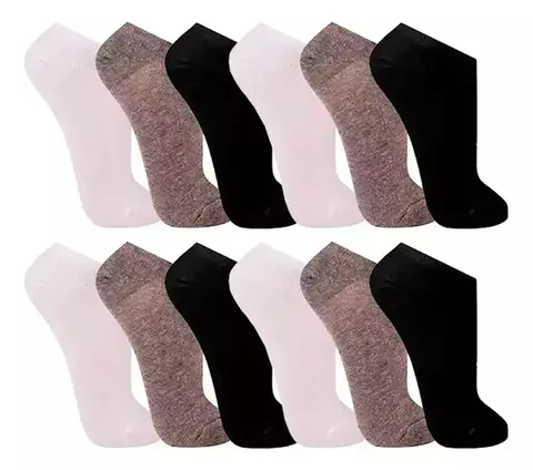 Pack 6 Medias Invisibles Trifil Algodon Lisas Hombre Art.7064 - comprar online
