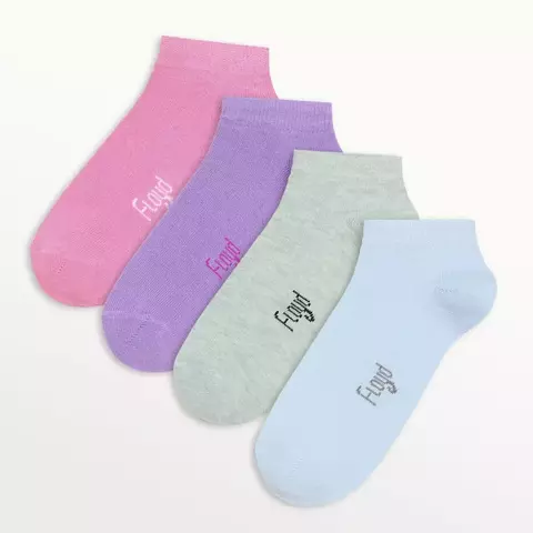 Medias Soquete Floyd Algodón Sin Toalla Liso Mujer Art.8 - comprar online