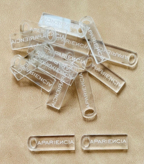 Tiracierre acrilico transparente - comprar online