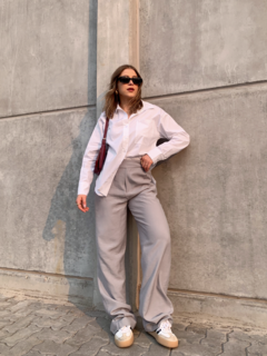 Calça Alfaiataria Toronto Cinza - loja online
