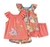 Kit 2 Pijamas curtos 4 peças floral Carter's