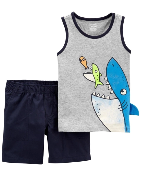 Conjunto 2 peças Carter’s Tubarão