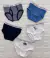 Kit 5 Cuecas Carter's azul e branco