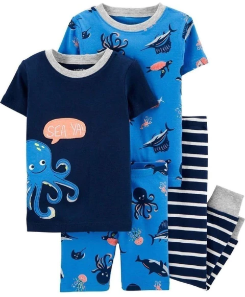 Kit Pijama Carter's 4 peças