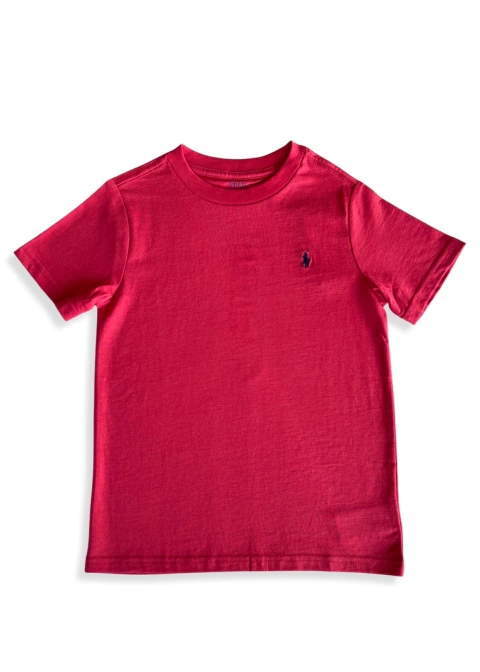 Camiseta básica Ralph Lauren Vermelho claro Kids