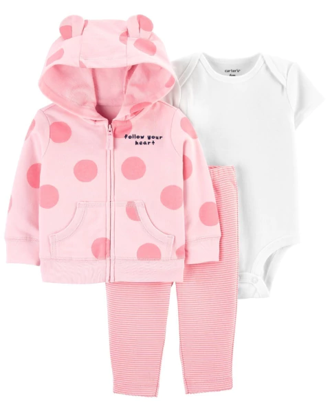 Kit de frio Carter's Rosa