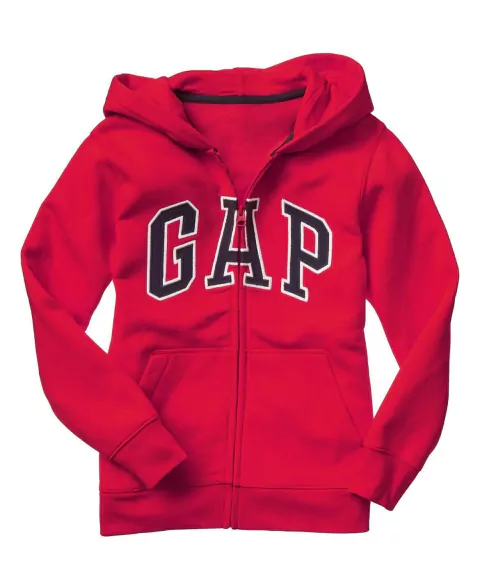 Casaco moletom Gap Vermelho Infantil (com ziper)
