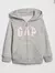 Casaco moletom cinza Gap menina (com ziper) - comprar online