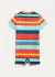 Romper Polo Ralph Lauren Bear Listrado colorido Baby - comprar online