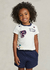 T-shirt feminina Polo Ralph Lauren com bordados Kids