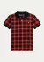 Camisa Polo Ralph Lauren quadriculada Kids