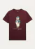 Camiseta Ralph Lauren Bear Vinho Infantil
