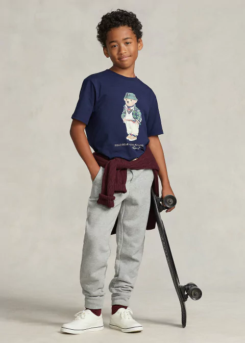 Camiseta Ralph Lauren Bear Azul marinho Infantil