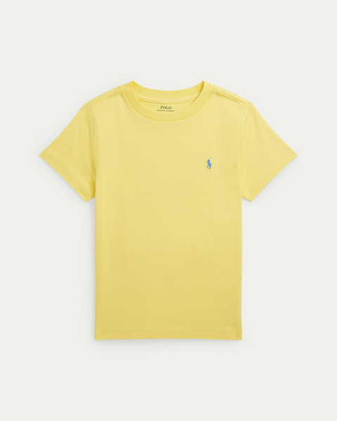 Camiseta básica Ralph Lauren Amarela infantil