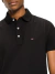 Camisa polo Adulto masculina Tommy Hilfiger Preta na internet