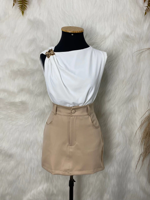 ALICE - SHORT SAIA SOCIAL (BEGE) - comprar online