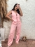 PAULA - COLETE COM AMARRAÇÃO (ROSA BEBÊ) - Michely Collection