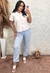 ZARA 2.0 - CALÇA ALFAIATARIA COM CINTO (AZUL BEBÉ)