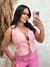 PAULA - COLETE COM AMARRAÇÃO (ROSA BEBÊ)
