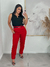 ZARA 3.0 - CALÇA ALFAIATARIA CONFORT (VERMELHO) - loja online