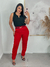 ZARA 3.0 - CALÇA ALFAIATARIA CONFORT (VERMELHO)