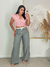ALESSANDRA - BLUSA DE LINHO (ROSA BALÉ) - loja online
