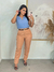 PAOLA - BLUSA DETALHE V (AZUL CEU) - Michely Collection