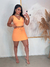 ROMANA - CONJUNTO CROPPED E SHORT SAIA (LARANJA CLARO) - comprar online