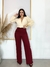 RAISSA - CALÇA RETA (VINHO) na internet