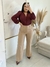 RAISSA - CALÇA RETA (BEGE) - loja online
