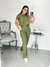 DANIELE - CALÇA RETA (VERDE MILITAR) - Michely Collection