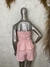 VIRGINIA - CONJUNTO TOMARA QUE CAIA E SHORT (ROSA BALÉ) - Michely Collection