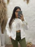 ROBERTA - JAQUETA COM BOTÕES SUEDE (OFF WHITE) - comprar online