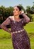 Cropped manga longa estampado animal print plus size - comprar online