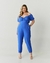 Macacão detalhe renda decote plus size - comprar online