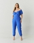 Macacão detalhe renda decote plus size - loja online