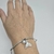 Pulsera con colita de ballena y perla blanca (A.Q.) - comprar online