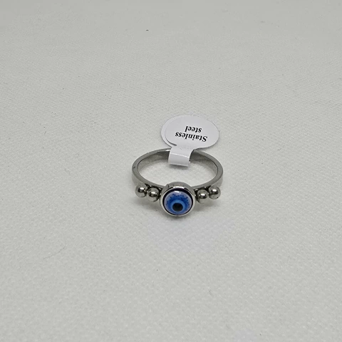 Anillo ojo turco azul (A.Q.)