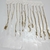 Pack cadena x 12 unidades (Mix-45cm) (Acero Dorado)