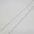 Cadena plana (0.8mm - 50cm) (Acero Blanco) - comprar online