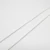 Cadena espiga (3.0mm - 50cm) (Acero Blanco)