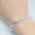 Pulsera plana (2.0mm - 22cm) (Acero Blanco) - comprar online