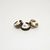 Anillo con líneas (Modelo Surtido) (Acero Dorado)